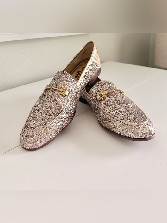 Sam Edelman Shoes - ✨ Sam Edelman Loraine Glitter Horsebit Loafers – Rose Gold Sparkle – W Size 10 ✨